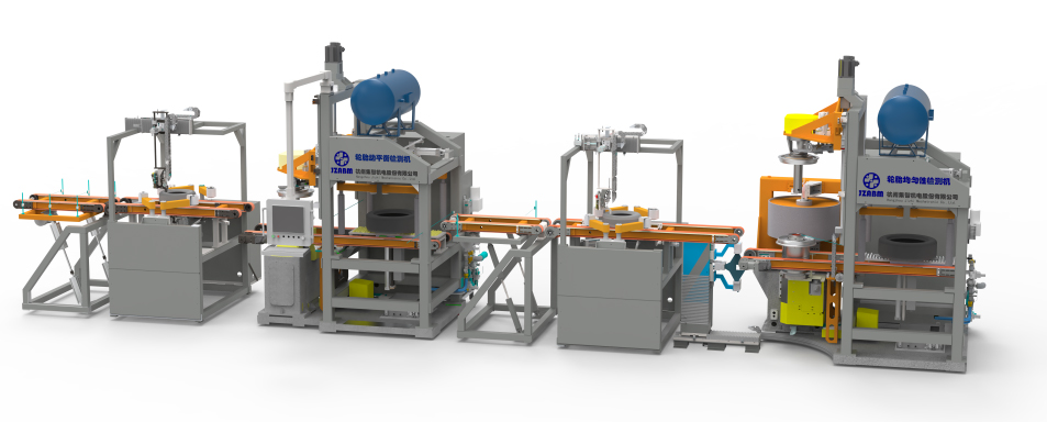 全自动轮胎均匀性动平衡检测线 全自动轮胎均匀性动平衡检测线